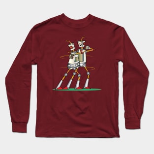 Robot Love Valentine Long Sleeve T-Shirt